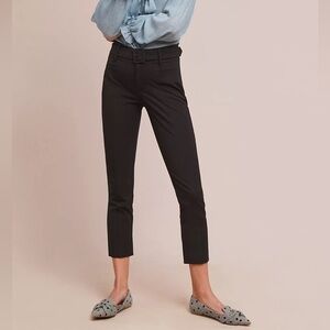 Anthropologie The Essential Slim Trousers in Black